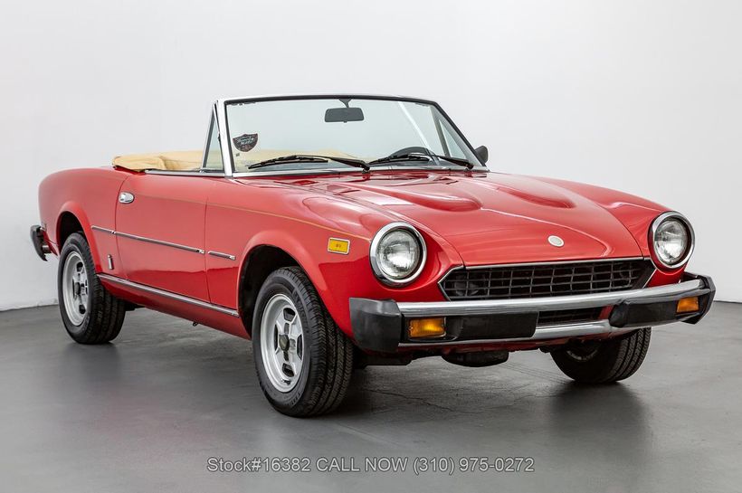 1981 Fiat Spider Sport 2000 Los Angeles California Hemmings