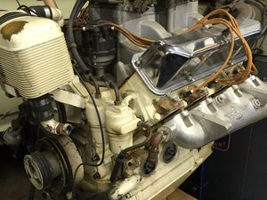 Holman Moody Ford FE marine engine parts