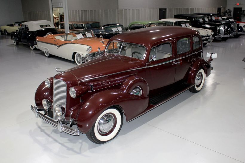 1936 Cadillac  4110282 Royal Maroon Gray