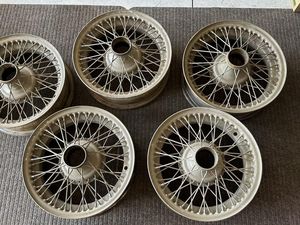 (5) original wire wheels from XK120SE