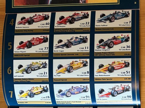 1993 Indy 500 memorabilia - package