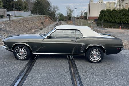 1969 mustang convertible black