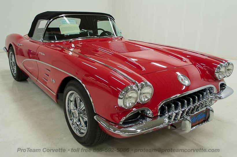 1958 Chevrolet Corvette Custom Red/Black LT4 V8 Napoleon, Ohio Hemmings