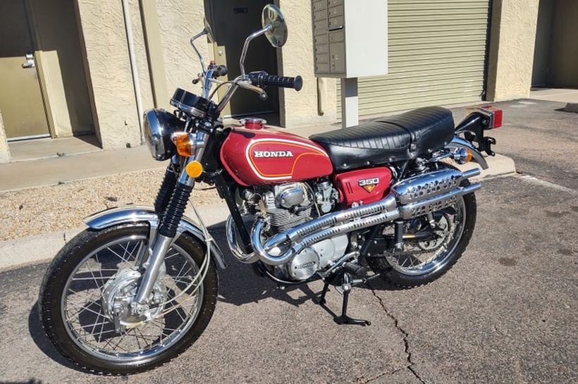 1972 honda cheap cl350 scrambler value