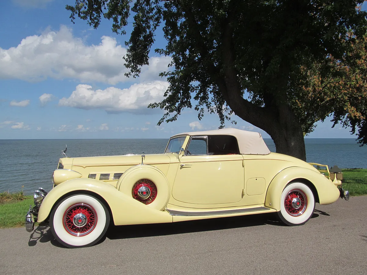1936 Packard Super 8 Series 1404 Coupe Roadster Convertible
