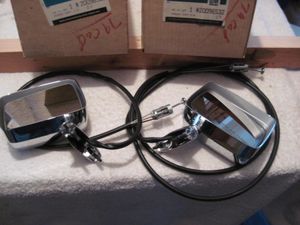 Remote mirrors pair R and L for 1979 Cadillac NOS