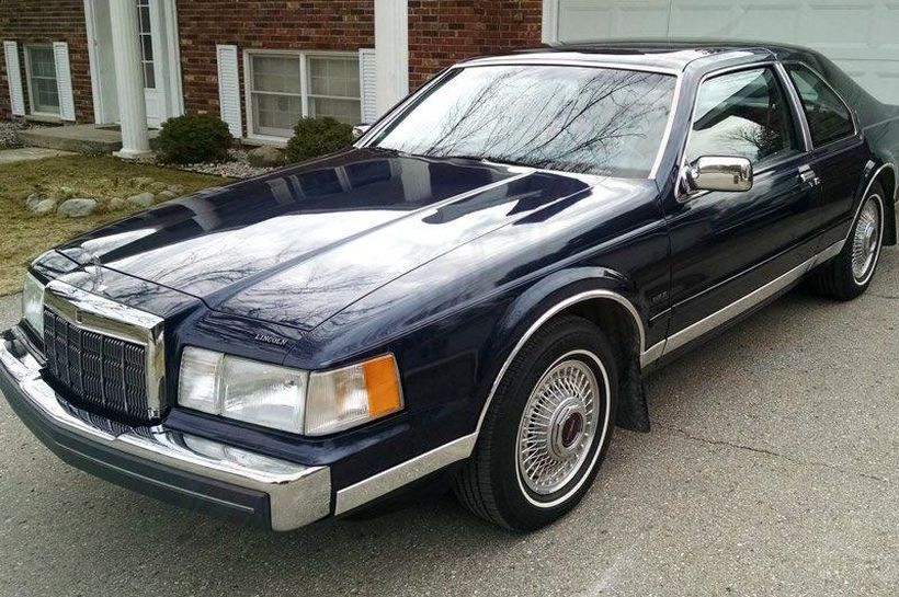1990 Lincoln MK 7 1LNCM92E4LY724306 Blue Blue