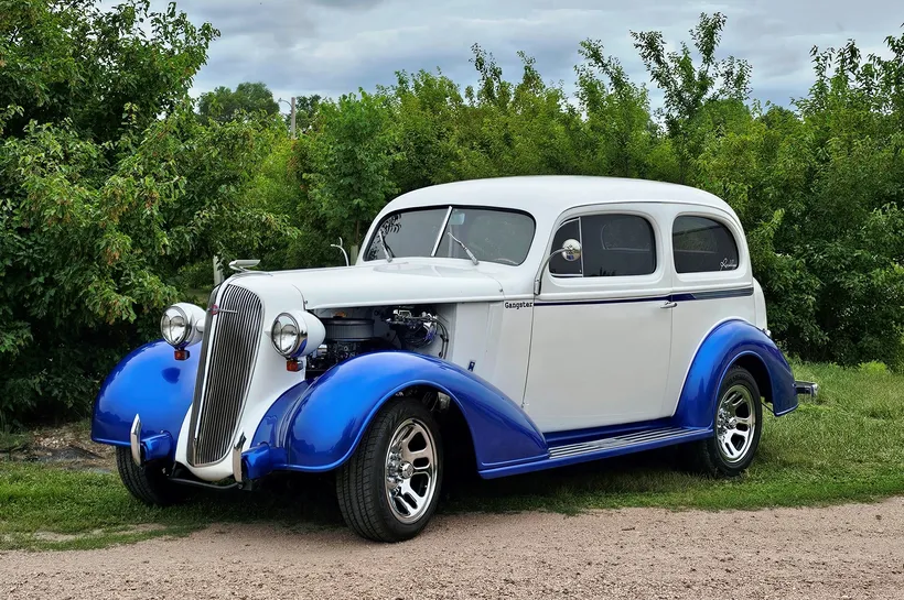 洋楽 TUNE TOWNE XI 1936 Chevrolet Custom 2 Door Sedan Billings, Montana - Hemmings