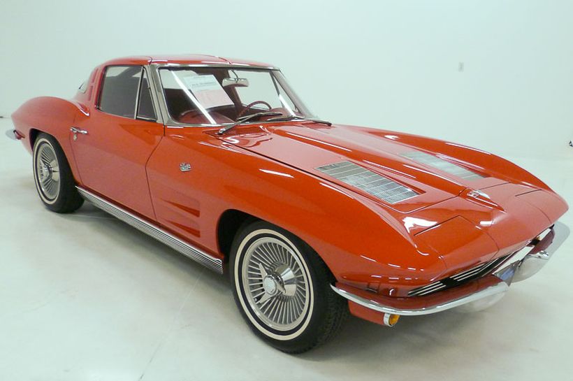 1963 Chevrolet Corvette Red/Red Split Window Coupe Napoleon, Ohio