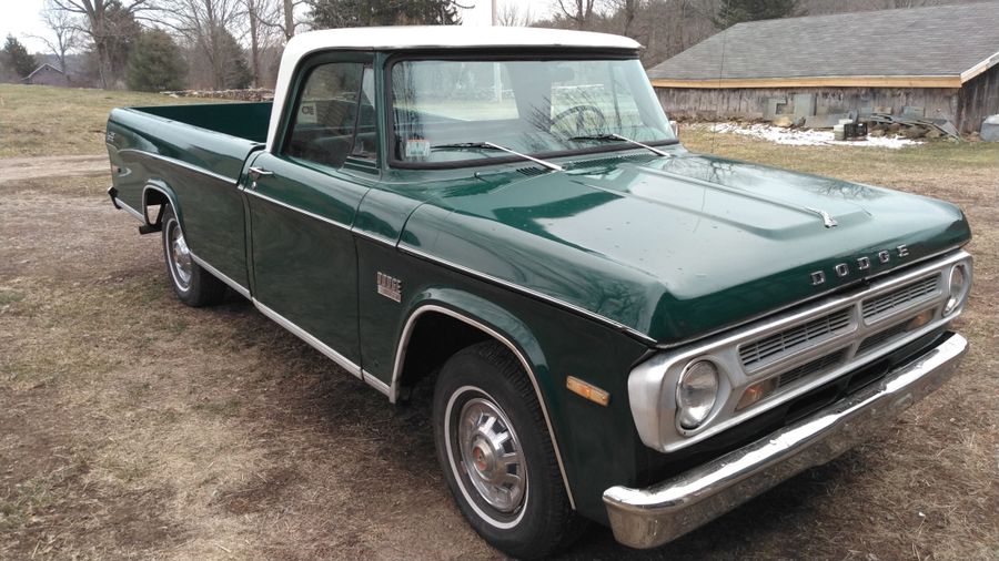 1971 Dodge D100 Adventurer Sweptside Long Bed #2579535 