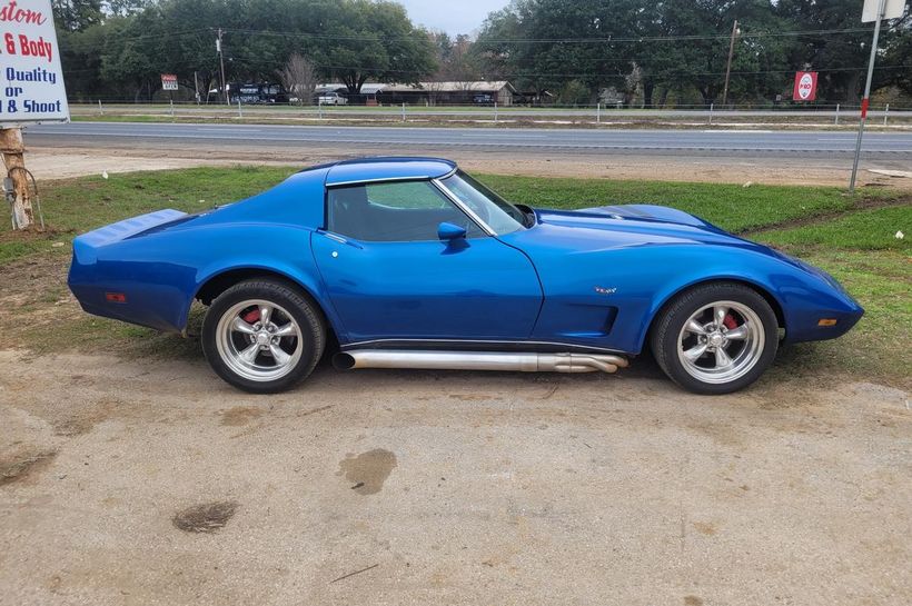 1977 Chevrolet Corvette T-Tops And Hooker Aluminized Side Pipes ...