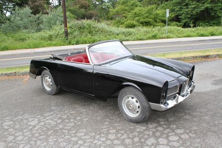 Modèle Réduit 1/43 Facel Vega Facel II V8 Cabriolet 1961 Noir - Métal Blanc/étain - Neuf Enco Models