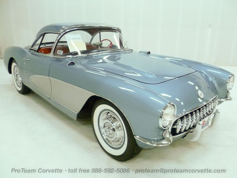 1957 Chevrolet Corvette Arctic Blue Convertible #2589394 | Hemmings