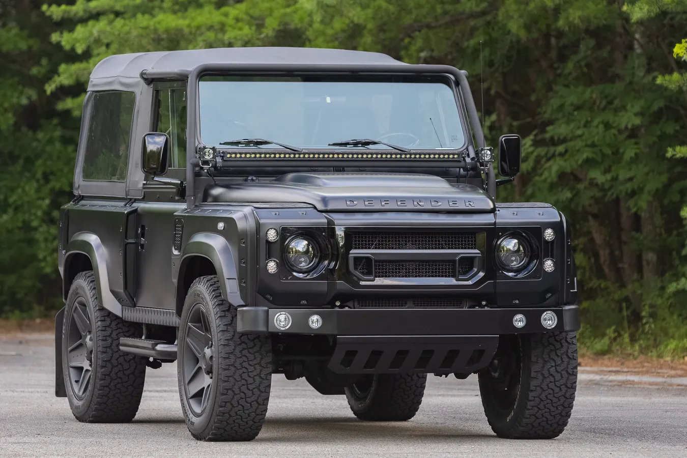 Sold - 1997 Land Rover Defender 90 Soft Top (Kahn Edition