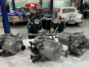 Austin-Healey 3000 Triple HS4 Carbs Rebuilt