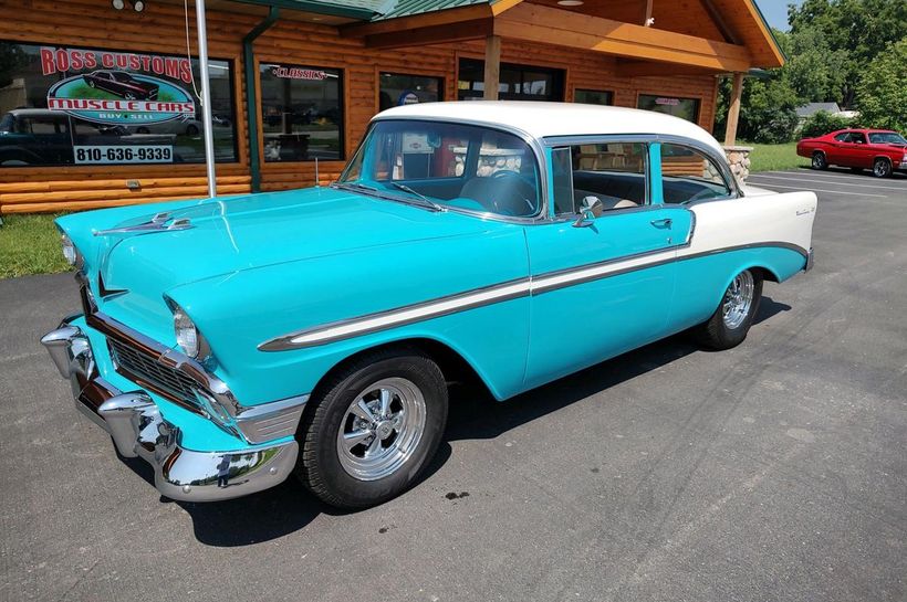 1956 Chevrolet Bel Air 2 Door Post Goodrich, Michigan - Hemmings