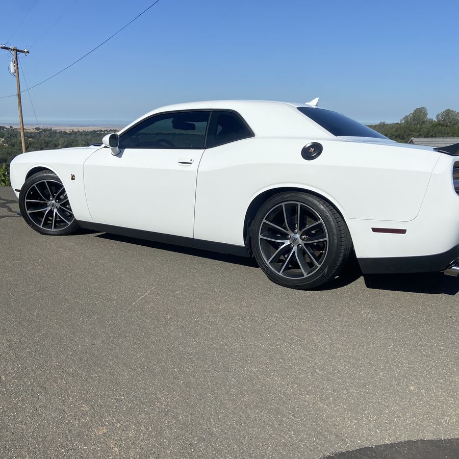 White Challenger White Rims