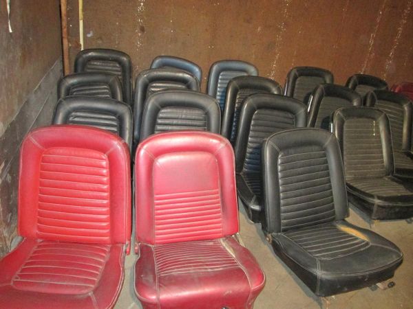 Vintage Mustang Bucket Seats 1965-1970 Lot of 33