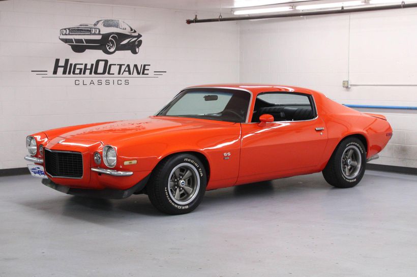 1970 Chevrolet Camaro 124870N518098 Orange Black