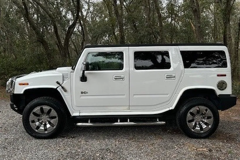 Hummer H2 All White