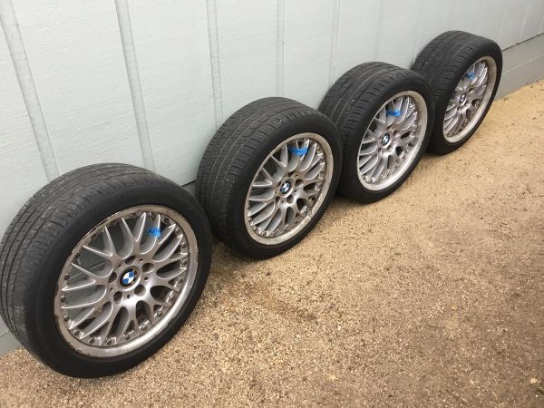 Set of BMW 17” Z3 style 42 Rims with Michelin tire