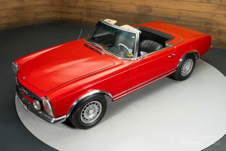 1969 Mercedes Benz 280 SE Cabriolet marrón oscuro 1/18 modelo de coche a presión por Norev Norev