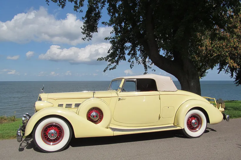 1936 Packard Super 8 Series 1404 Coupe Roadster Norwalk, Ohio