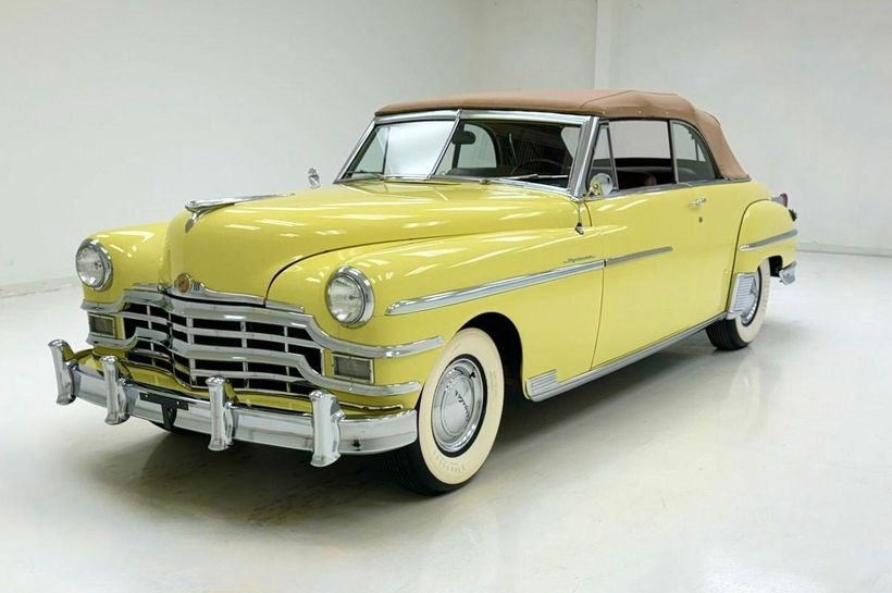 1949 Chrysler New Yorker 7103871 Yellow Oxblood