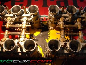 THE MOST ORIGINAL-CORRECT FERRARI BB 512 CARB  SET