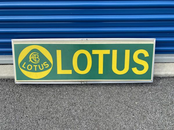 Lotus dealer sign