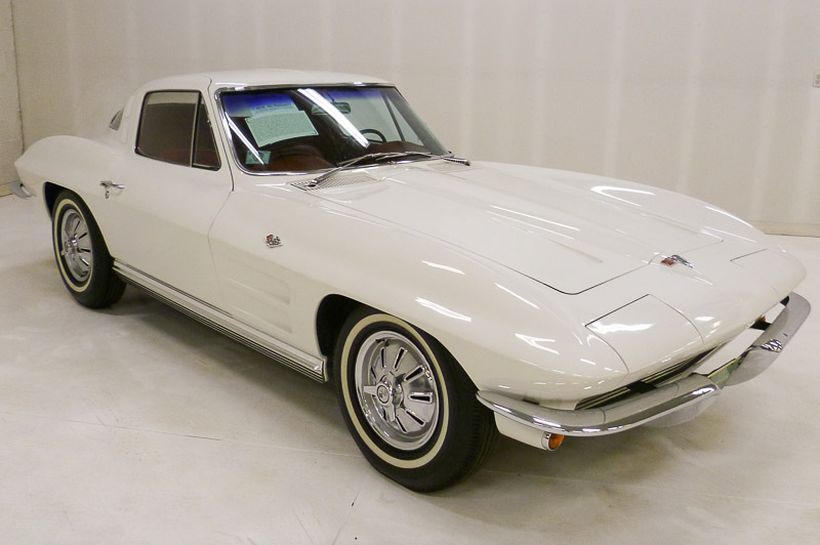 1964 Chevrolet Corvette White Red Frigikar Air Coupe Napoleon, Ohio